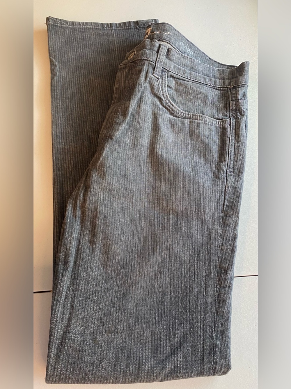 7 For All Mankind made in USA gray men’s denim jeans
